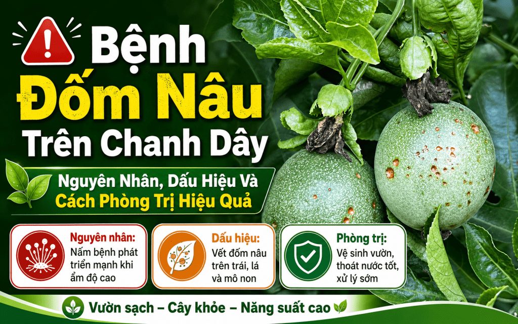 Bệnh đốm nâu trên chanh dây
