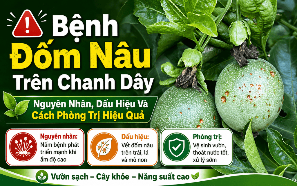Bệnh đốm nâu trên chanh dây