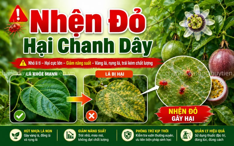 Nhện Đỏ Hại Chanh Dây: Dấu Hiệu Nhận Biết Và Cách Phòng Trị Hiệu Quả