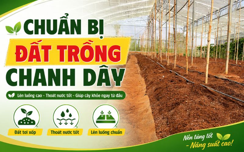 Chuẩn Bị Đất Trồng Chanh Dây: Cách Đào Hố, Bón Lót Và Xử Lý Đất Đúng Kỹ Thuật