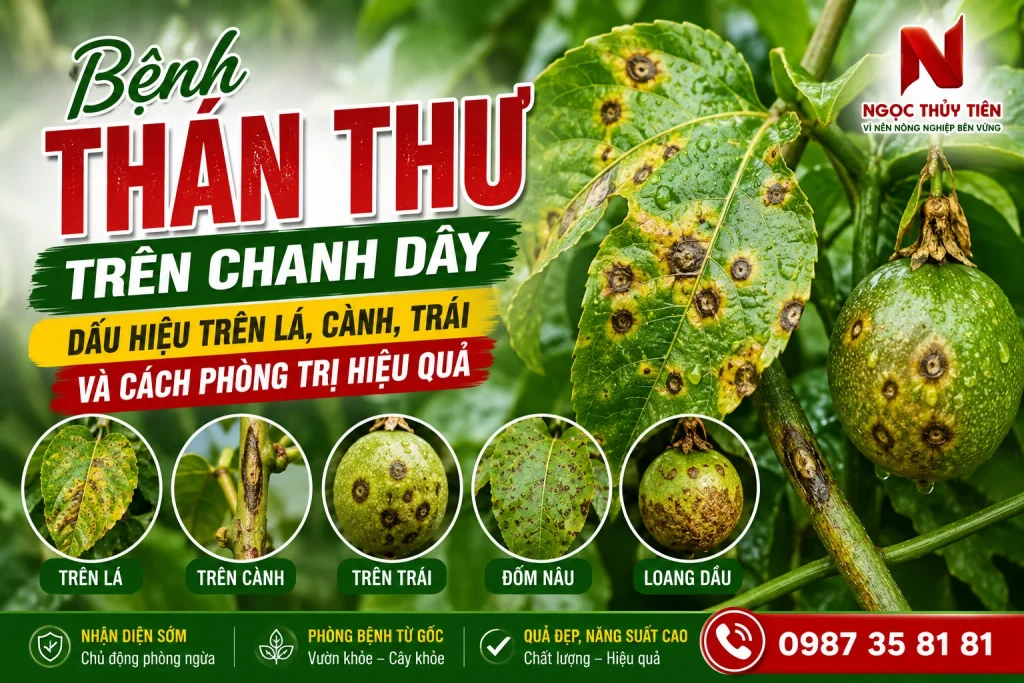 Bệnh thán thư trên chanh dây dấu hiệu trên lá cành trái và cách phòng trị