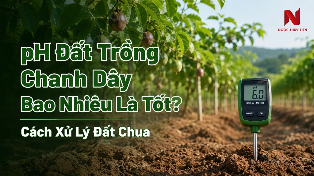 pH Đất Trồng Chanh Dây Bao Nhiêu Là Tốt? Cách Xử Lý Đất Chua