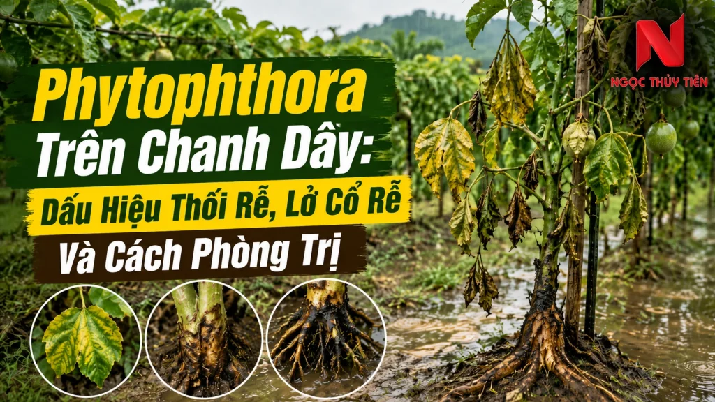Phytophthora Trên Chanh Dây: Dấu Hiệu Thối Rễ, Lở Cổ Rễ Và Cách Phòng Trị